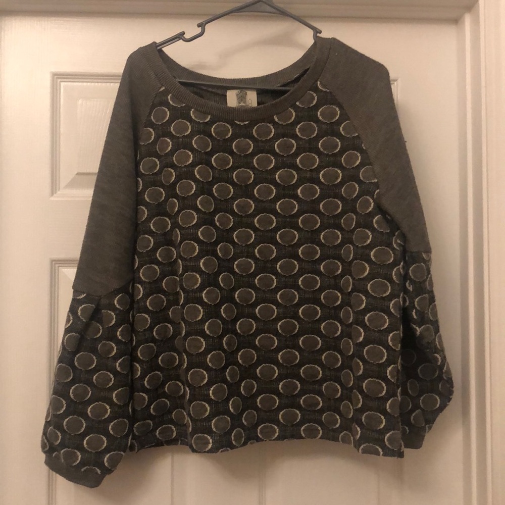 Polka dot sweater